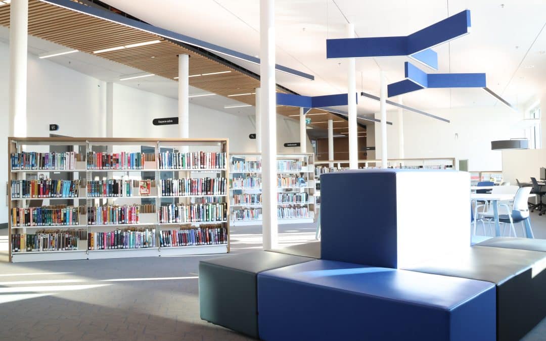 Système de rangement pour les bibliothèques publiques et scolaires