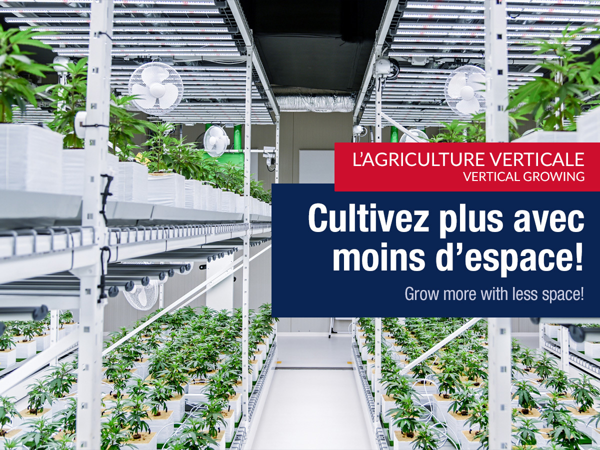 système mobile d'agriculture intérieur - Vertical growing